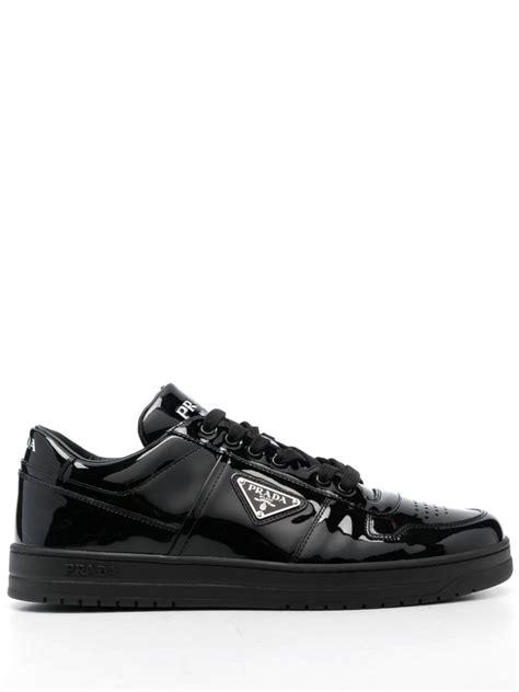 mens prada patent leather sneakers|prada downtown patent sneakers.